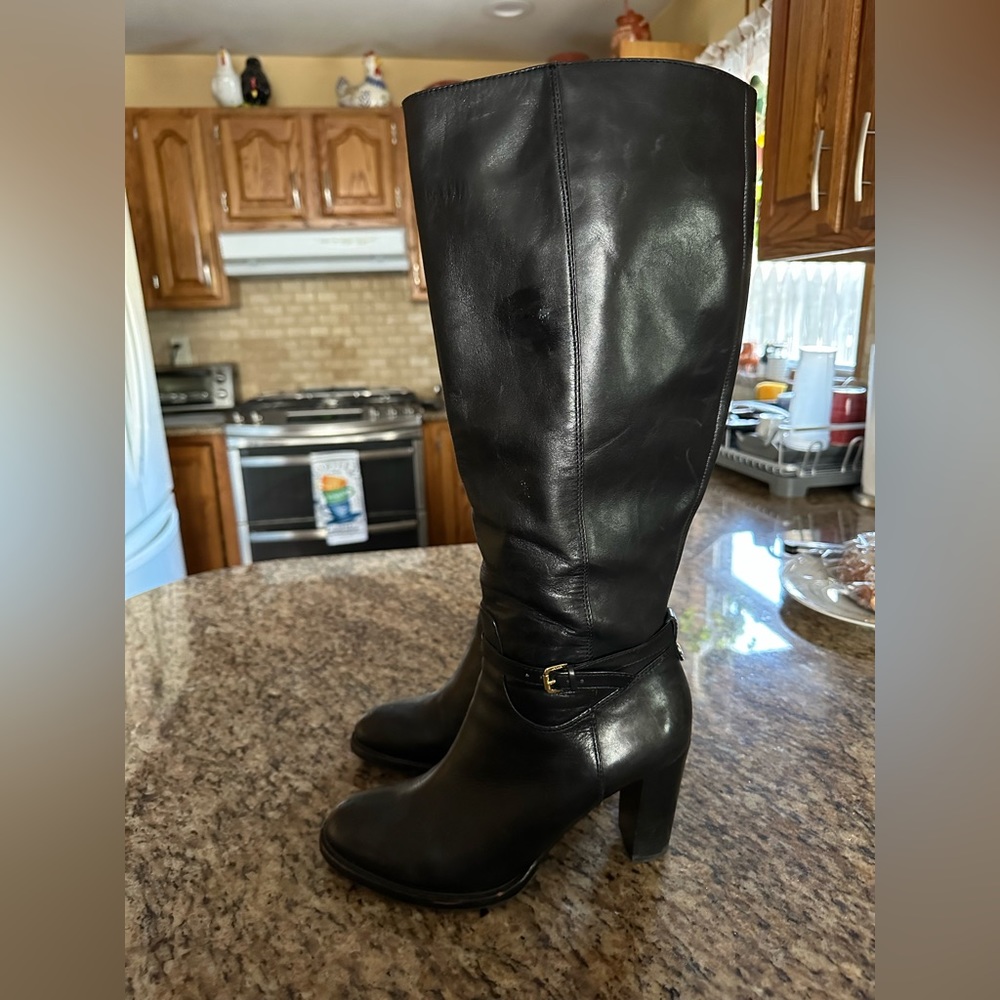 Black Leather Boots